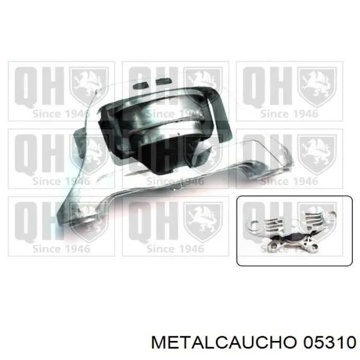05310 Metalcaucho подушка (опора двигуна, права)