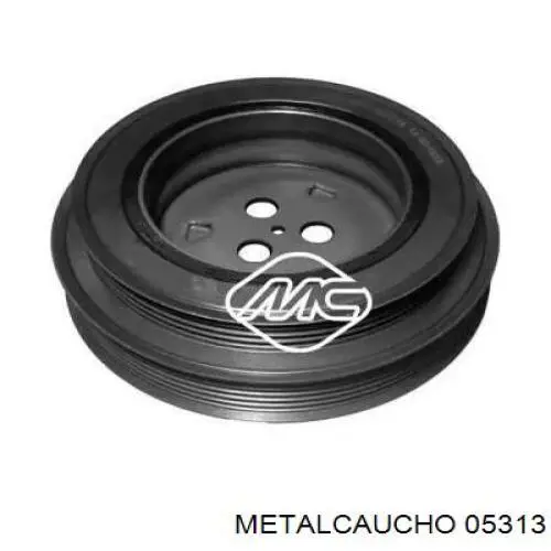 Купити 05313 Metalcaucho Шків колінчастого вала