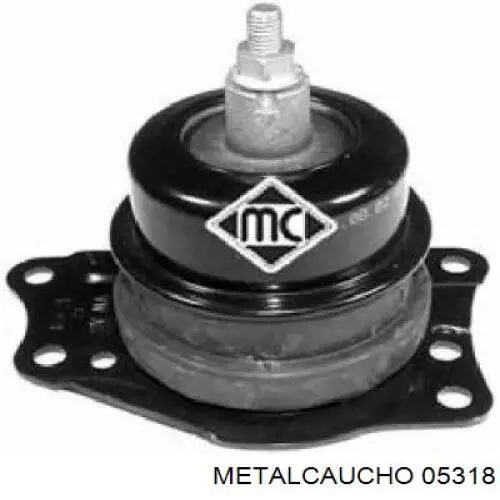 Подушка (опора) двигуна, права 05318 Metalcaucho