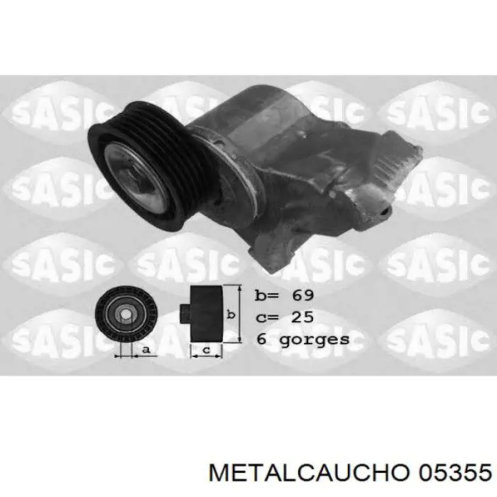 Натяжний ролик CFR8400 Caffaro