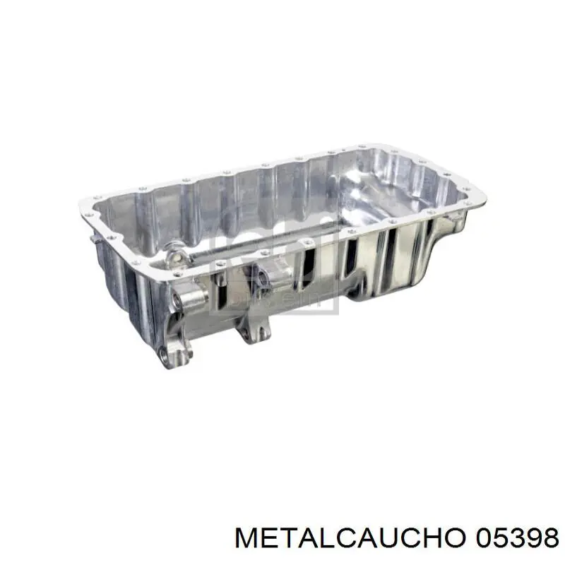 Піддон масляний картера двигуна 05398 Metalcaucho