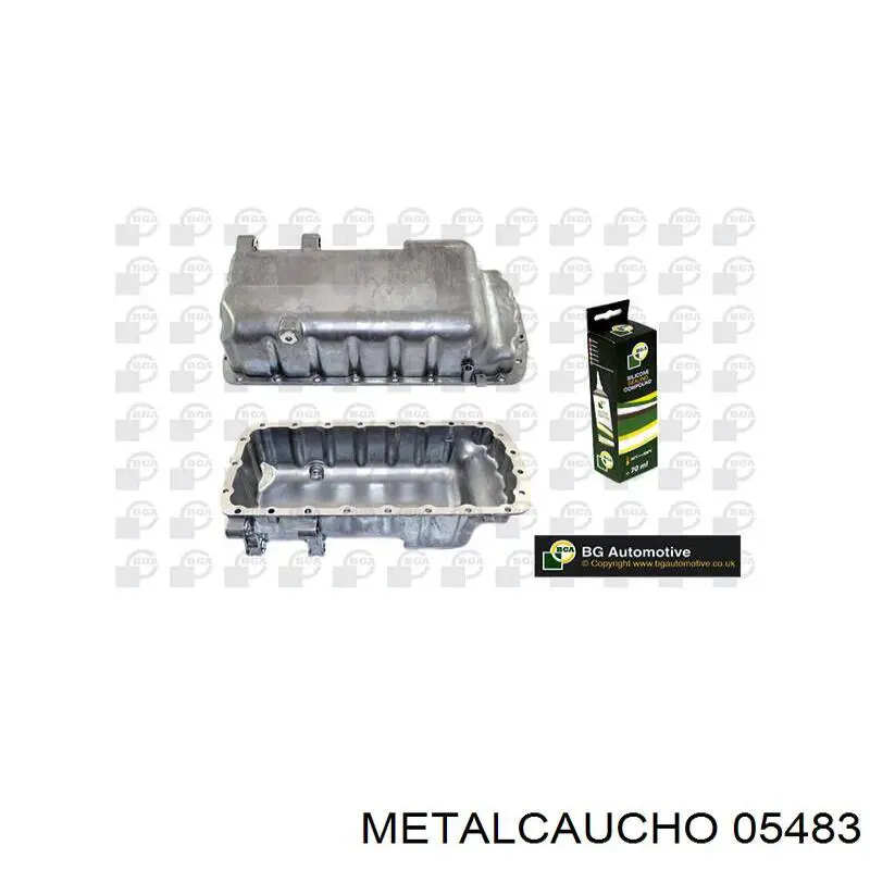 05483 Metalcaucho піддон масляний картера двигуна