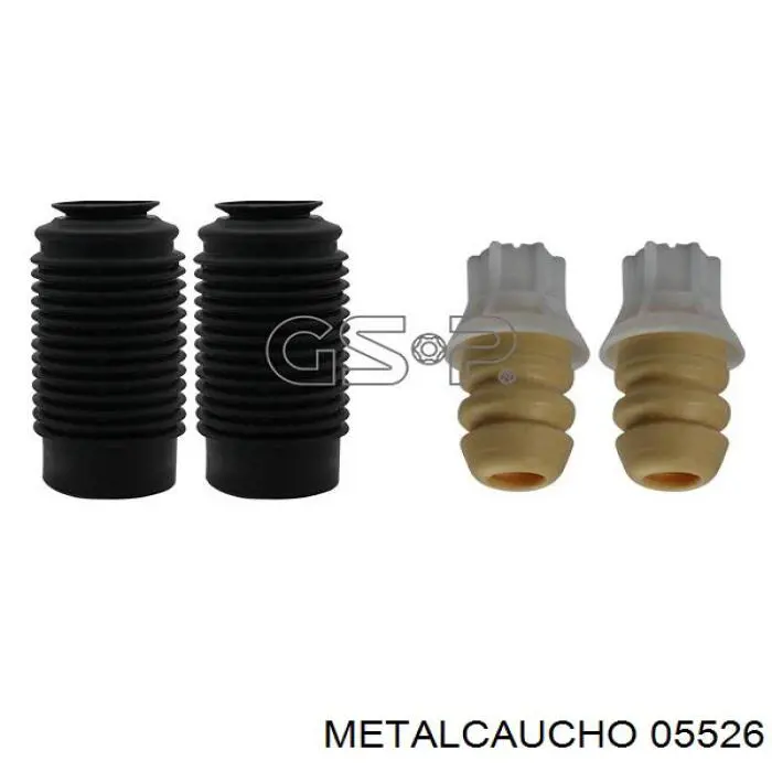 Буфер-відбійник амортизатора переднього + пильовик 05526 Metalcaucho