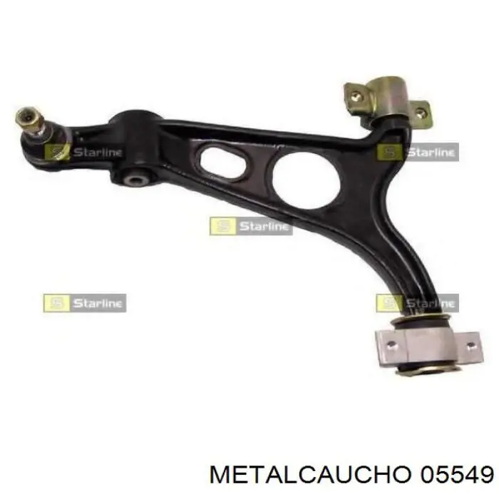 Сайлентблок переднього важеля 05549 Metalcaucho