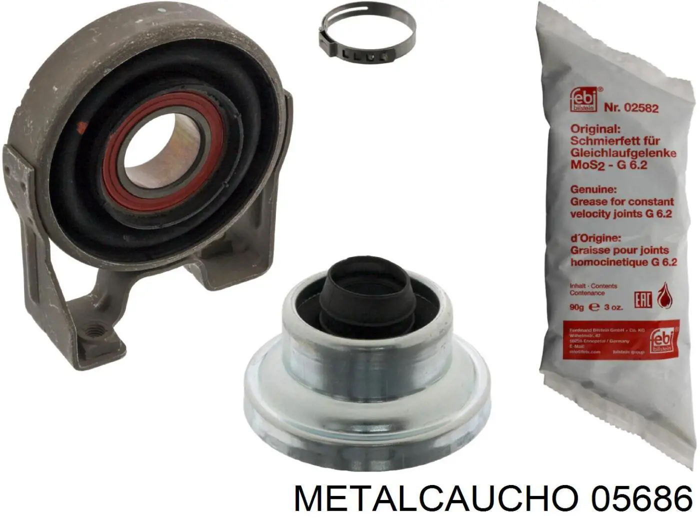 Купити 05686 Metalcaucho Муфта підвісної підшипника