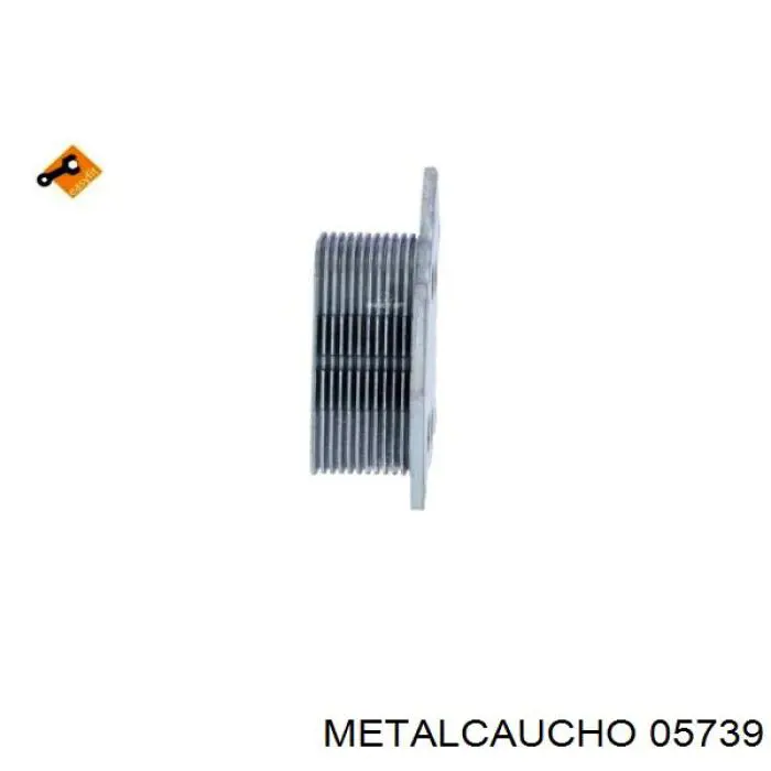 Радіатор масляний (холодильник), під фільтром 05739 Metalcaucho