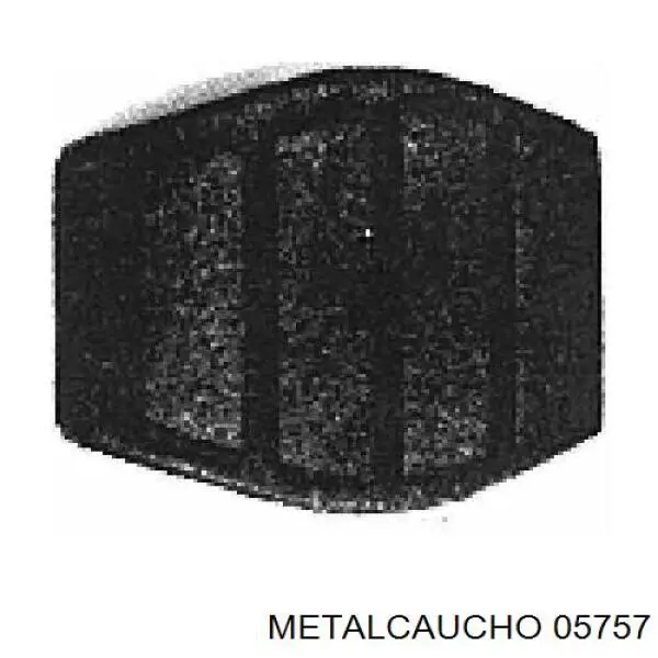 05757 Metalcaucho накладка педалі гальма