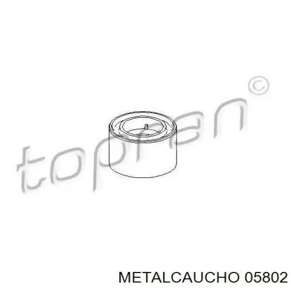 Сайлентблок (подушка) редуктора заднього моста, задній 05802 Metalcaucho