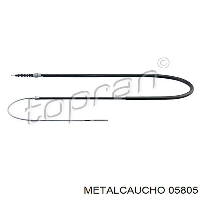 05805 Metalcaucho сайлентблок амортизатора переднього