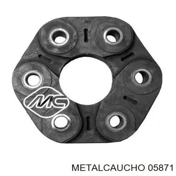 05871 Metalcaucho муфта кардана еластична, передня