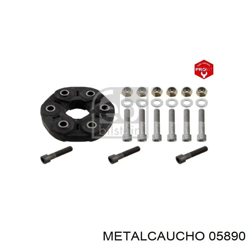 Купити 05890 Metalcaucho Гумова муфта кардана