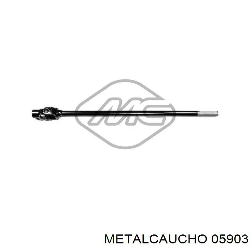 Купити 05903 Metalcaucho Вал рульової колонки, нижній
