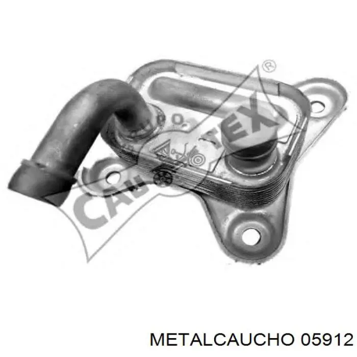 05912 Metalcaucho радіатор масляний (холодильник, під фільтром)
