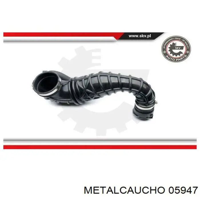Купити 05947 Metalcaucho Патрубок витратоміра повітря