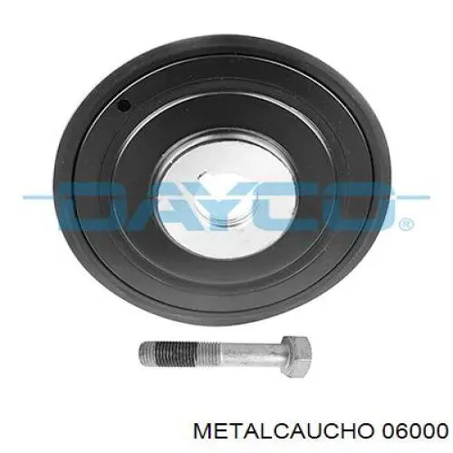 Шків колінвала (демпфер ) Metalcaucho 06000 ціна, від 44.87 USD