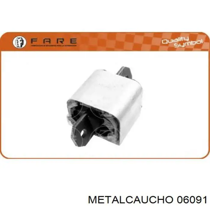 Подушка коробки передач 06091 Metalcaucho