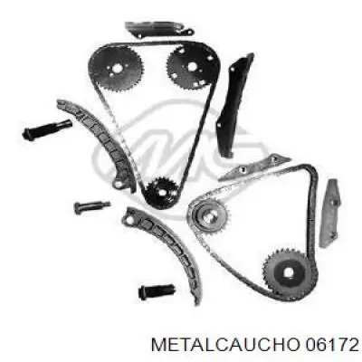 06172 Metalcaucho ланцюг грм, комплект