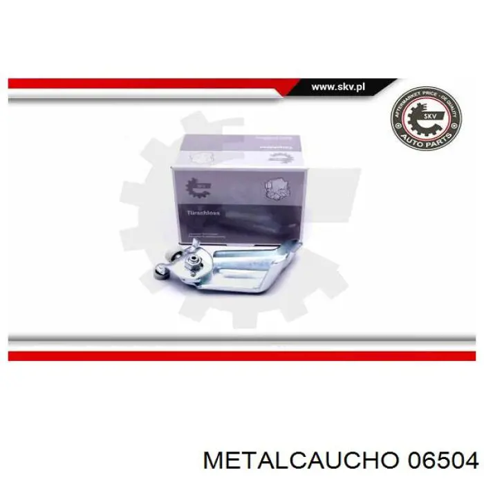 06504 Metalcaucho ролик двері бічної/зсувної, правий верхній