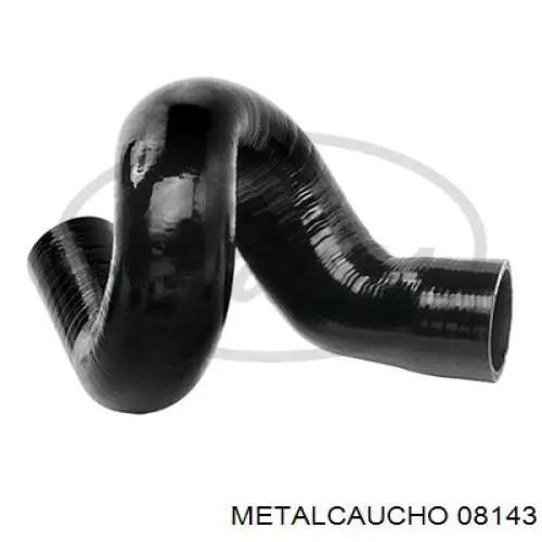 08143 Metalcaucho шланг/патрубок радіатора охолодження, верхній