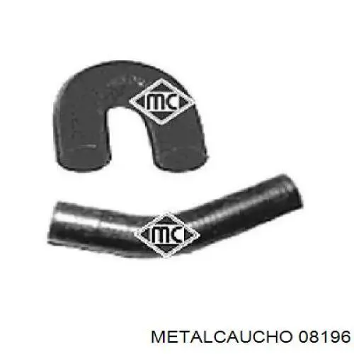 08196 Metalcaucho шланг/патрубок системи охолодження
