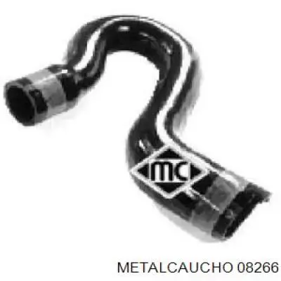 08266 Metalcaucho шланг/патрубок радіатора охолодження, верхній