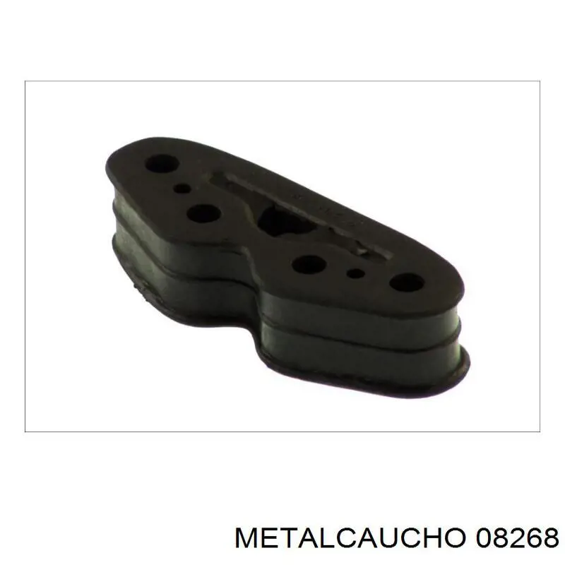 Купити 08268 Metalcaucho Шланг/патрубок радіатора охолодження, верхній