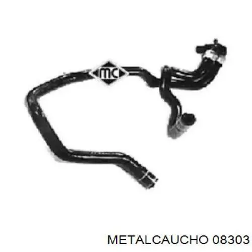 08303 Metalcaucho шланг грубки/обігрівача