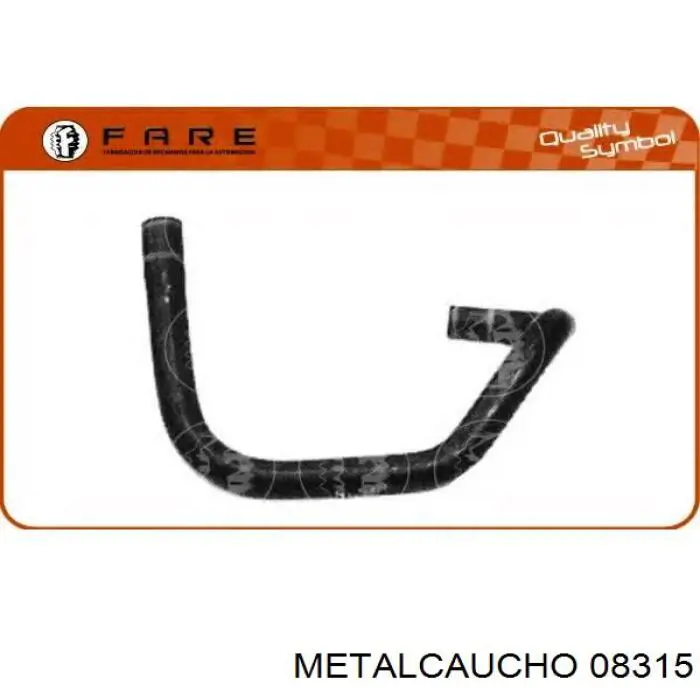 08315 Metalcaucho шланг/патрубок системи охолодження