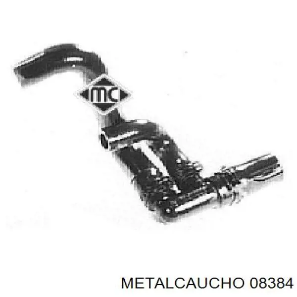 08384 Metalcaucho шланг/патрубок системи охолодження