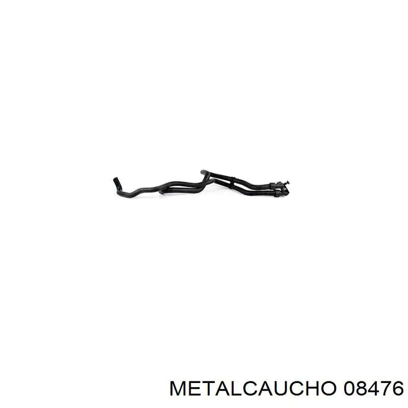 08476 Metalcaucho шланг/патрубок радіатора охолодження, нижній