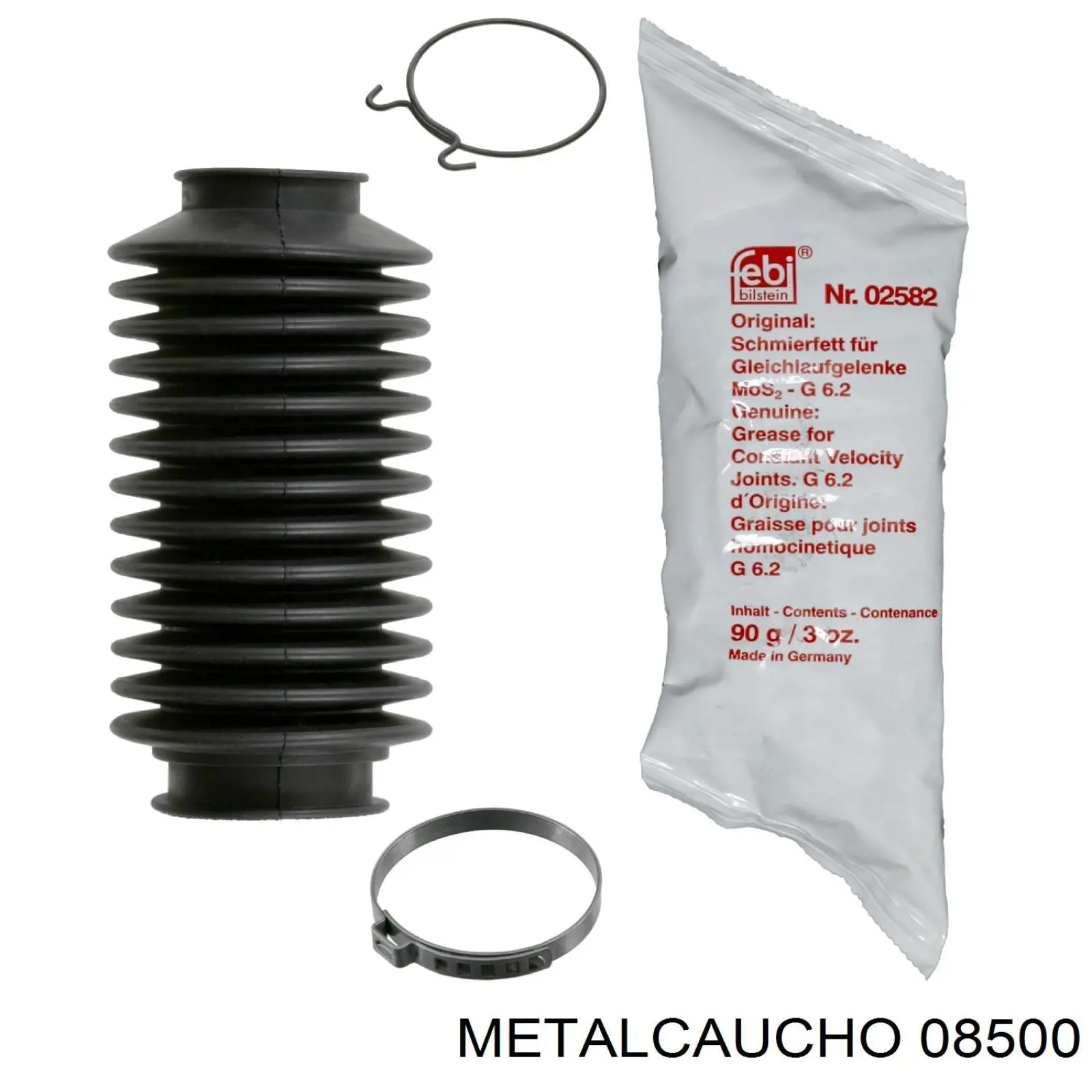 08500 Metalcaucho Патрубок системи охолодження