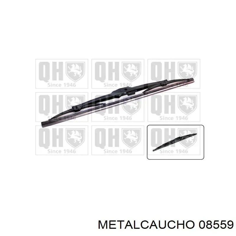 08559 Metalcaucho шланг радіатора опалювача/пічки, обратка