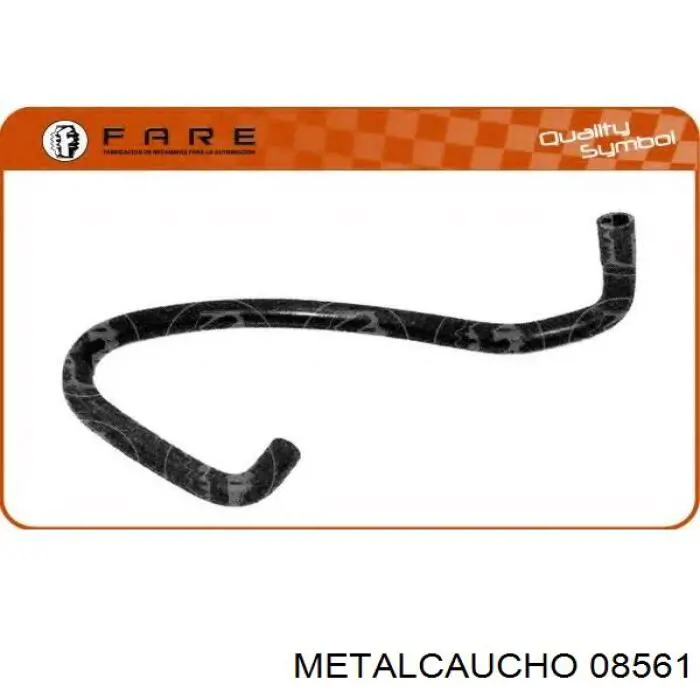 08561 Metalcaucho шланг розширювального бачка, нижній