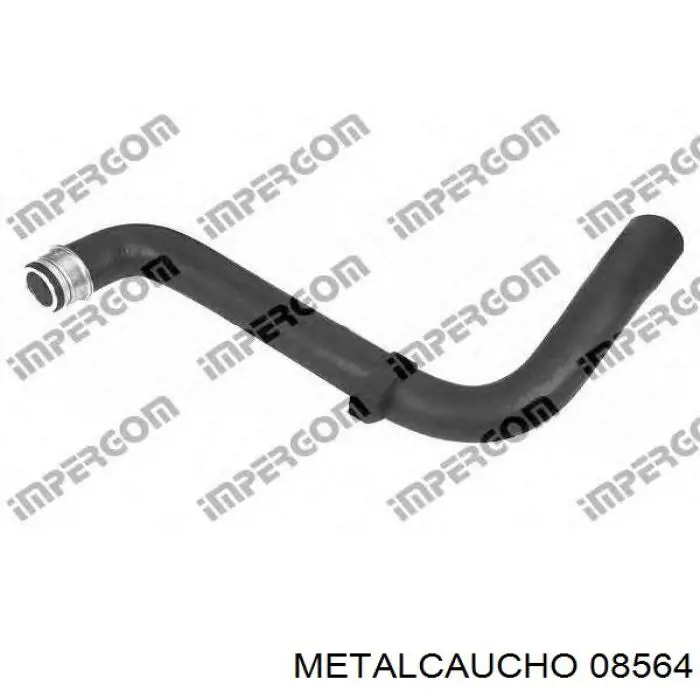 08564 Metalcaucho шланг/патрубок радіатора охолодження, верхній