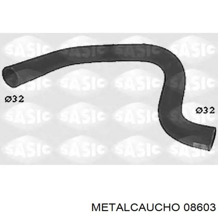 8603 Metalcaucho шланг розширювального бачка, верхній