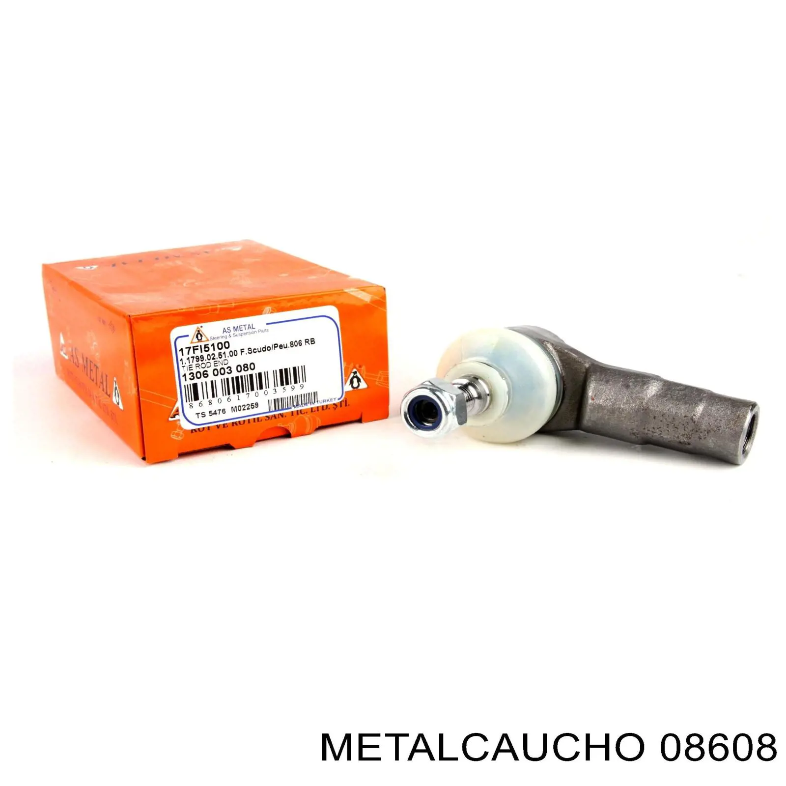 Шланг/патрубок радіатора охолодження, верхній 08608 Metalcaucho