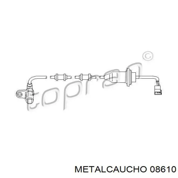 8610 Metalcaucho шланг грубки/обігрівача