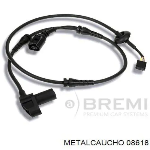 Шланг/патрубок радіатора охолодження, верхній 08618 Metalcaucho