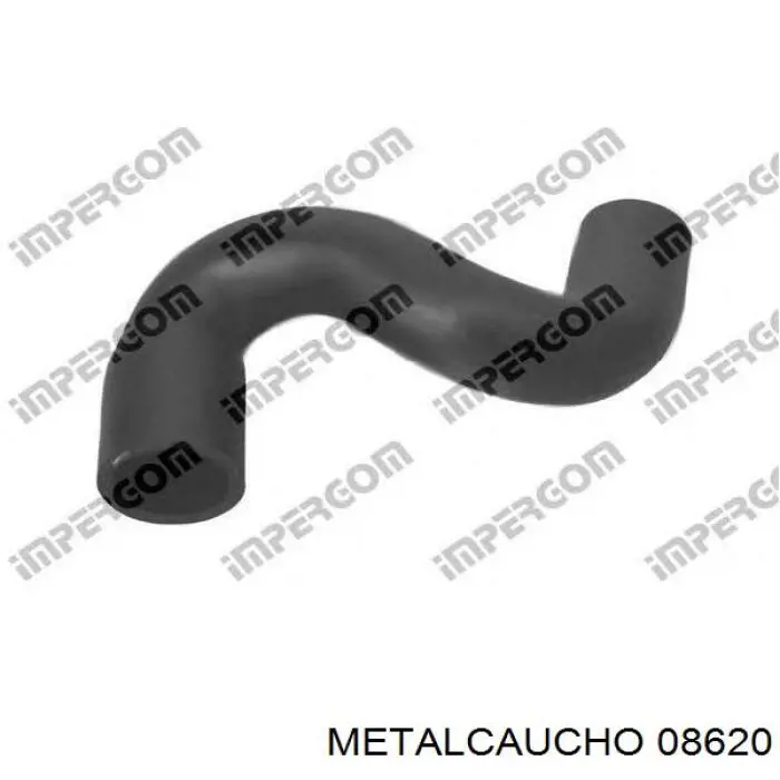 08620 Metalcaucho шланг/патрубок радіатора охолодження, верхній