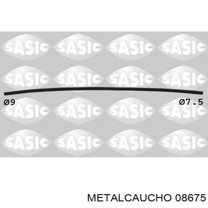 08675 Metalcaucho шланг розширювального бачка, верхній