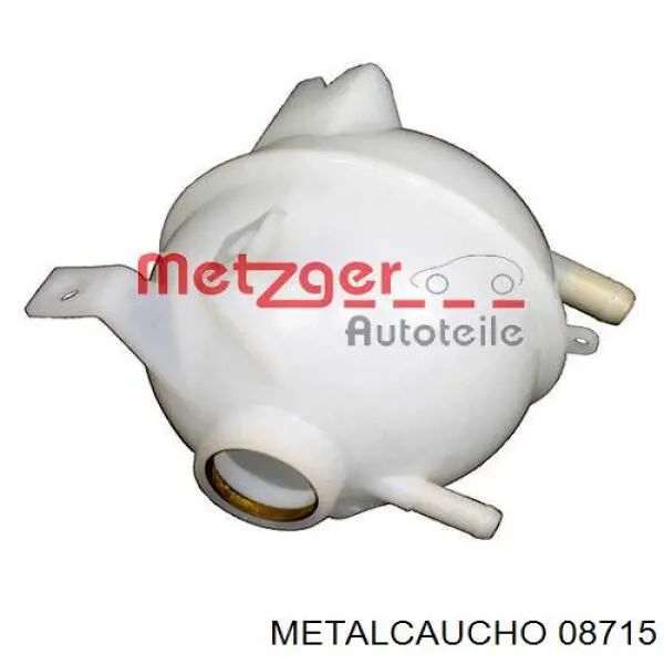 08715 Metalcaucho шланг/патрубок радіатора охолодження, верхній