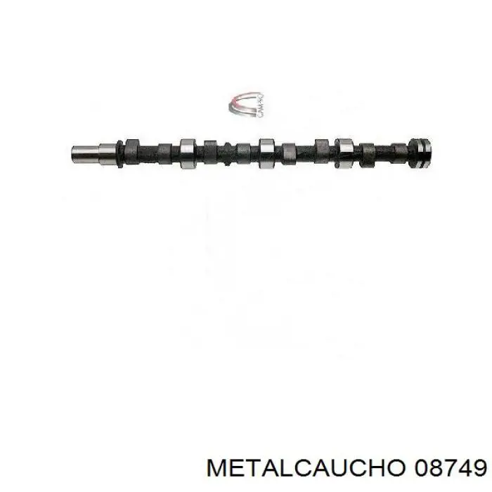 8749 Metalcaucho шланг/патрубок радіатора охолодження, верхній