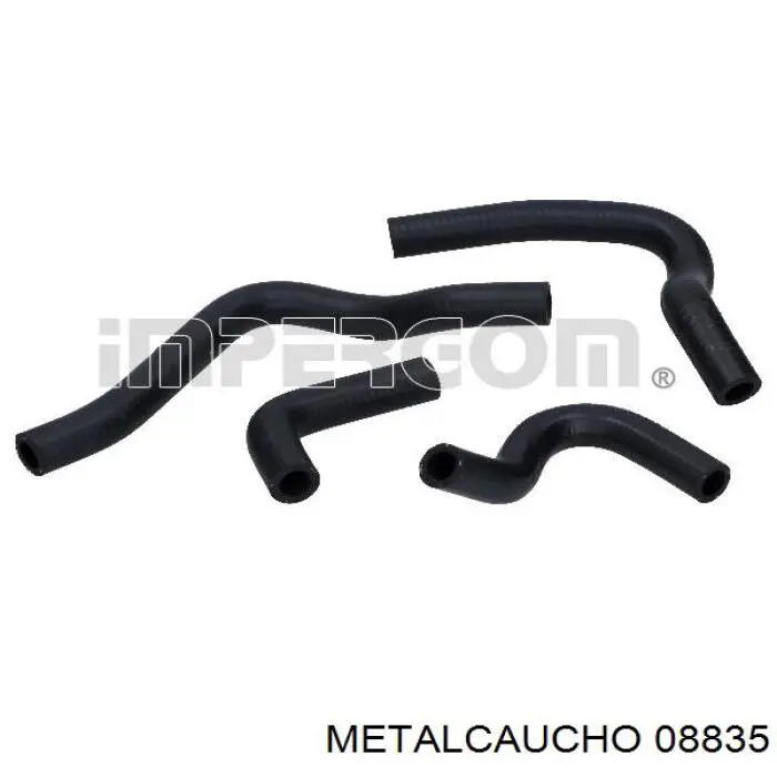 Купити 08835 Metalcaucho Трубопроводи і шланги системи охолодження