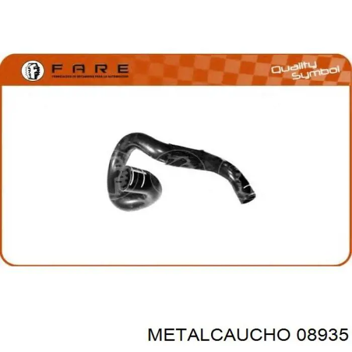 Шланг/патрубок радіатора охолодження, верхній Metalcaucho 08935 ціна, від 13.79 USD