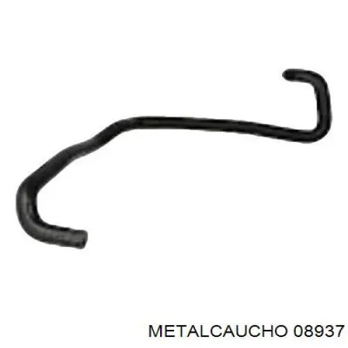 08937 Metalcaucho шланг розширювального бачка, нижній