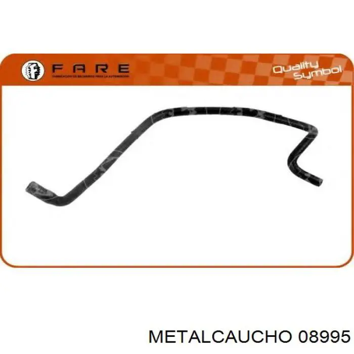 Купити 08995 Metalcaucho Шланг розширювального бачка, верхній