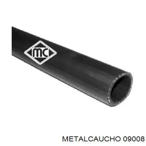 Шланг/патрубок радіатора охолодження, нижній Metalcaucho 09008 ціна, від 33.39 USD