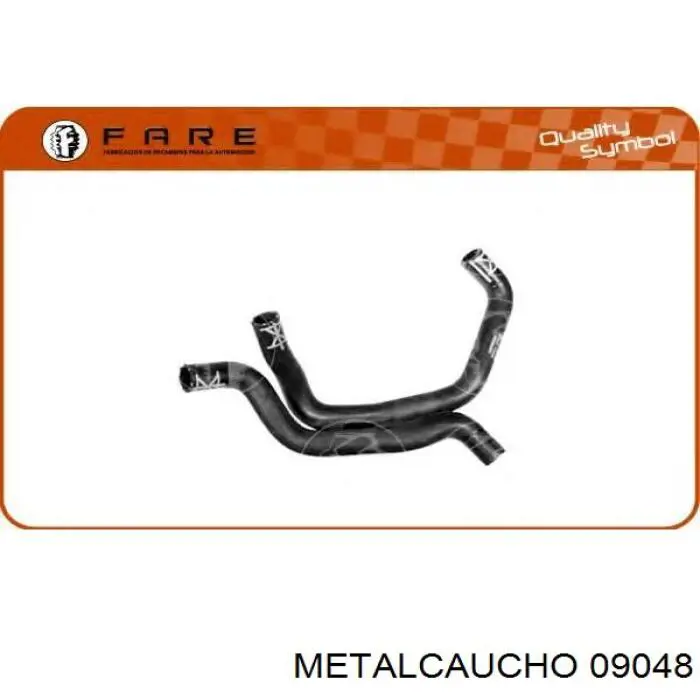 Шланг/патрубок системи охолодження Metalcaucho 09048 ціна, від 7.73 USD