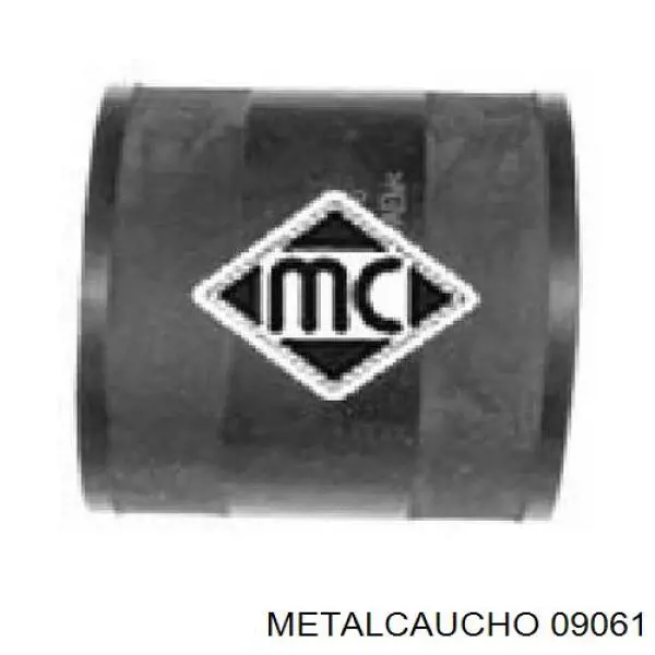 09061 Metalcaucho шланг/патрубок інтеркулера, верхній