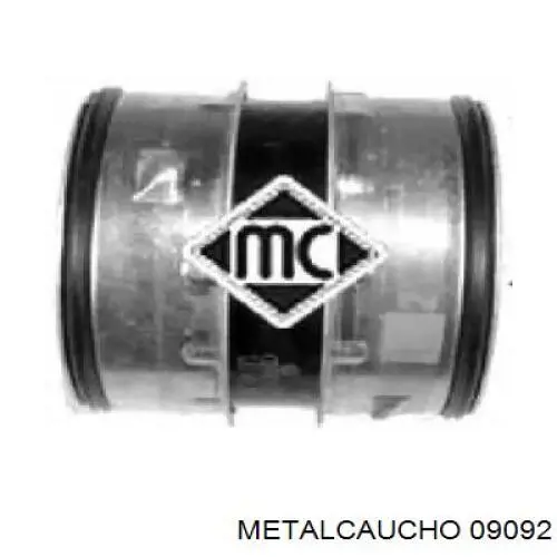 09092 Metalcaucho шланг/патрубок інтеркулера, верхній